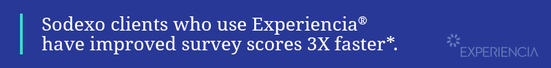 Sodexo Experiencia have improved survey scores